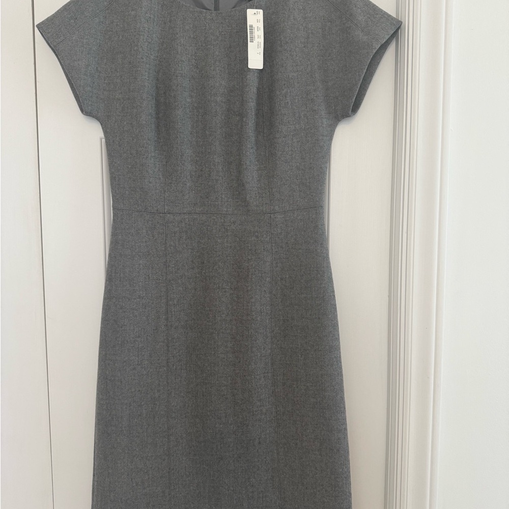 Elegant Gray Work Dress - J.Crew